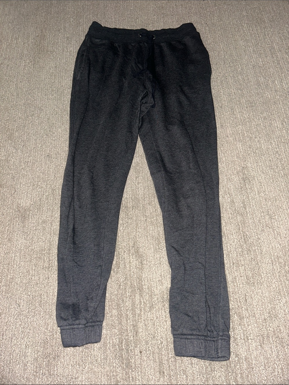 Women's Black Jogger Pants with Drawstring Waist